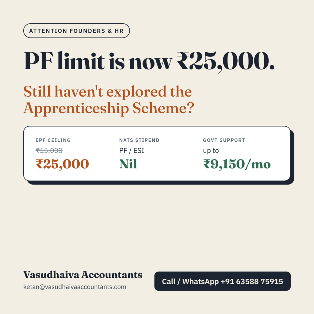 PF Limit Increased to ₹25,000 and the Apprenticeship Scheme Is Still Unexplored? Time to Read This